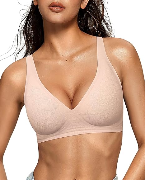 Deep V Push Up Bras No Underwire